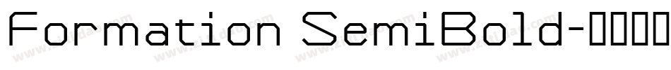 Formation SemiBold字体转换